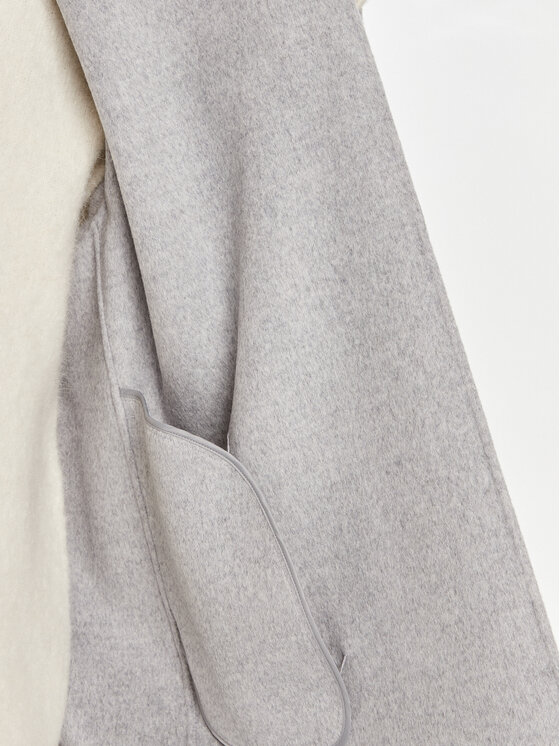 Calvin Klein Calvin Klein Vilnonis paltas K20K207089 Pilka Oversize