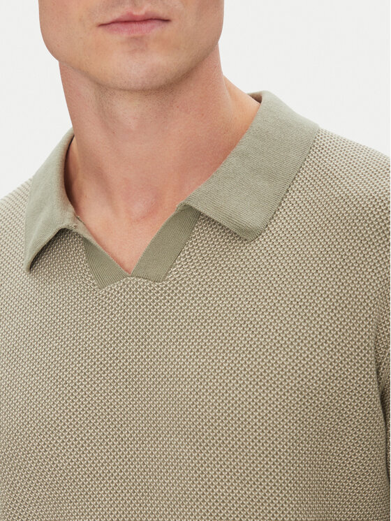 Jack & Jones Jack & Jones Polokošile Ceaston 12273012 Zelená Regular Fit