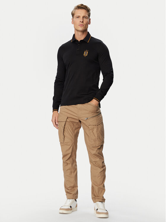 Aeronautica Militare Aeronautica Militare Поло 262PO1940UJ00663 Чорний Regular Fit