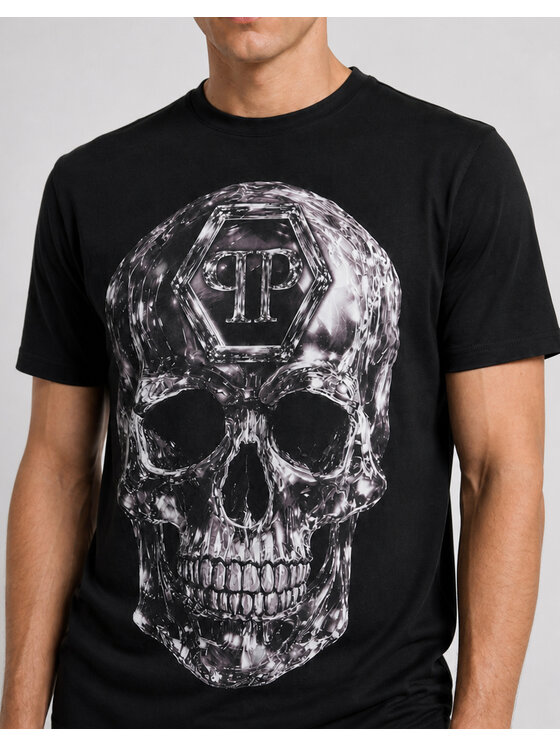 PHILIPP PLEIN PHILIPP PLEIN T-Shirt 31615 Černá Regular Fit