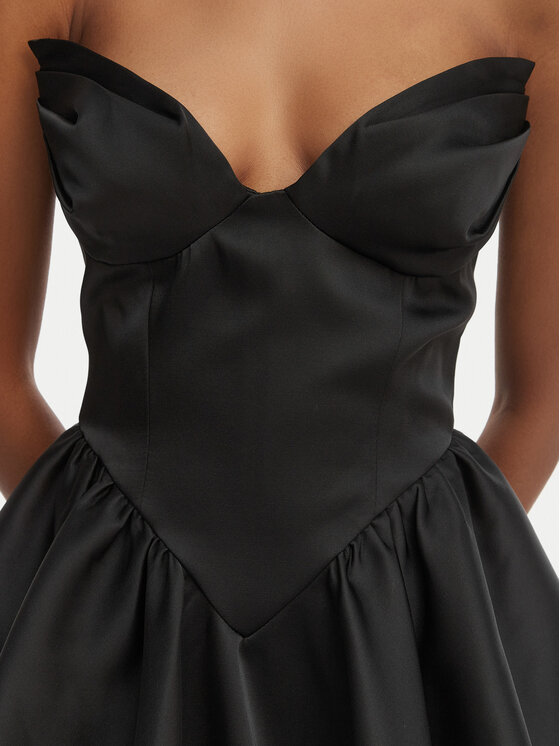 Bardot Bardot Kokteiļkleita Avella 60137DB Melns Slim Fit