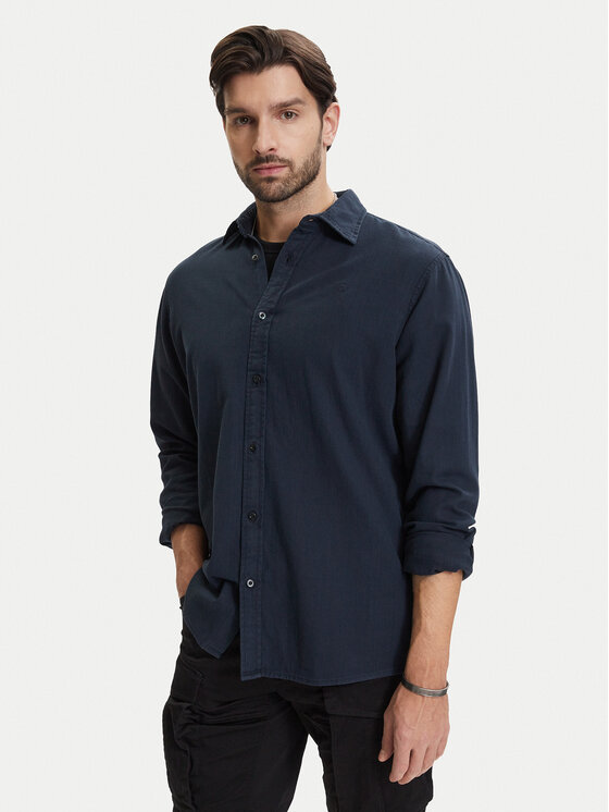 G-Star Raw G-Star Raw Πουκάμισο Clean D25196-D454 Σκούρο μπλε Regular Fit
