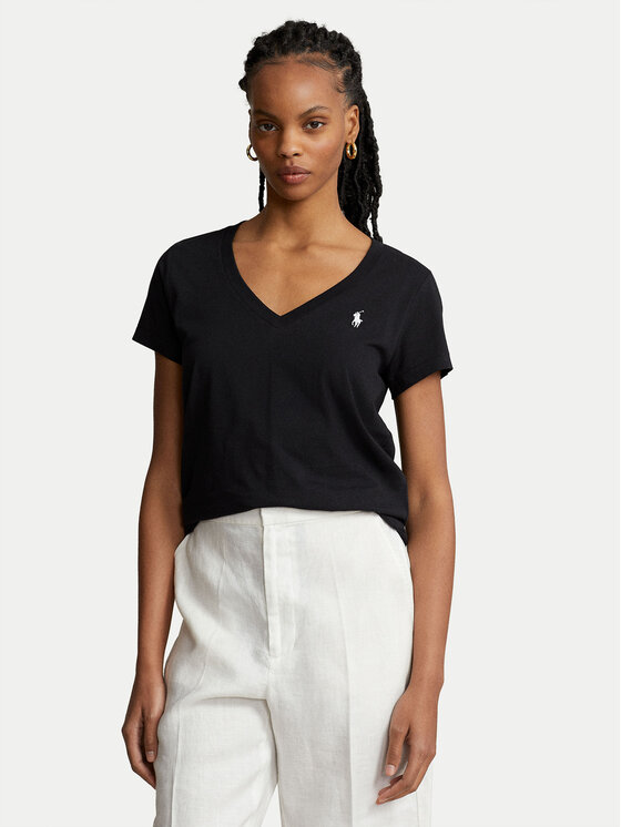 Polo Ralph Lauren Polo Ralph Lauren T-Shirt 211902403003 Czarny Regular Fit