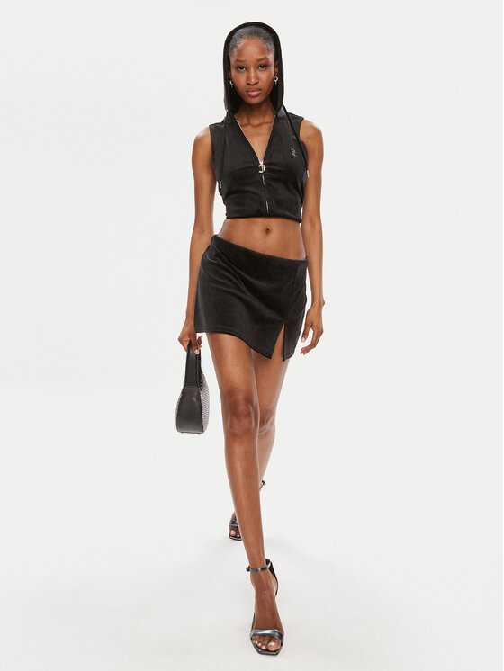 Juicy Couture Juicy Couture Світшот Gilly JCWGL23308 Чорний Regular Fit
