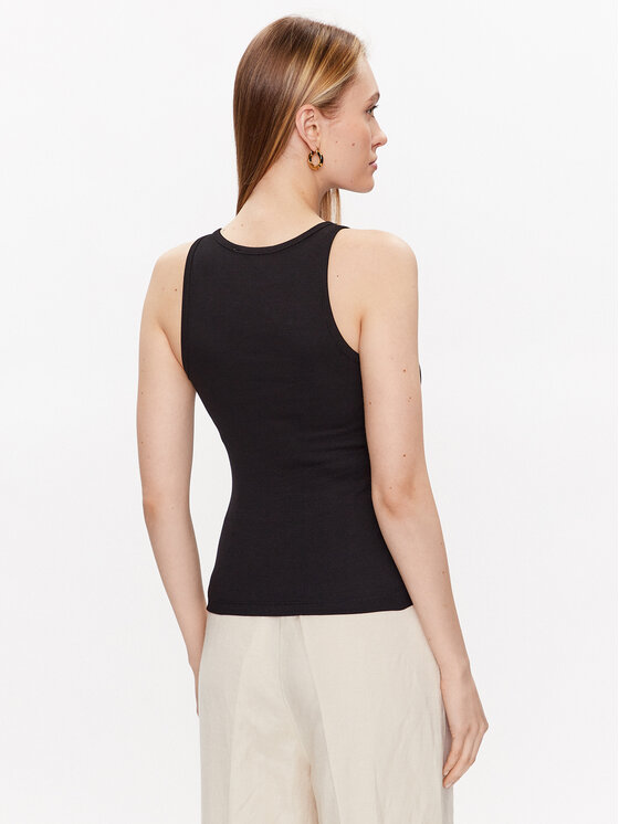 Edited Edited Marškinėliai EDT6976001 Juoda Fitted Fit