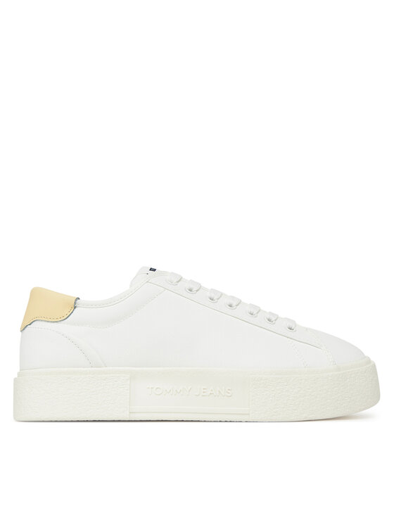 Tommy Jeans Tommy Jeans Laisvalaikio batai Tjw Flatform Canvas Sneaker EN0EN02792 Écru