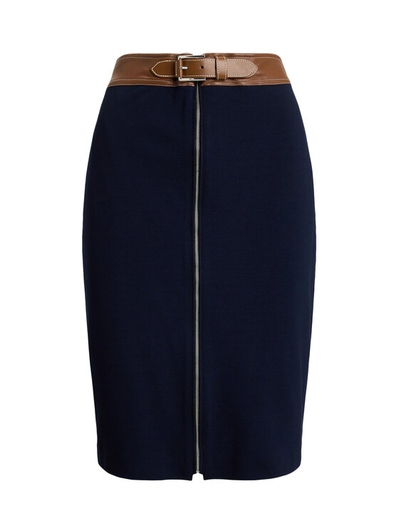 LAUREN RALPH LAUREN LAUREN RALPH LAUREN Ceruzaszoknya 200980024001 Sötétkék Slim Fit