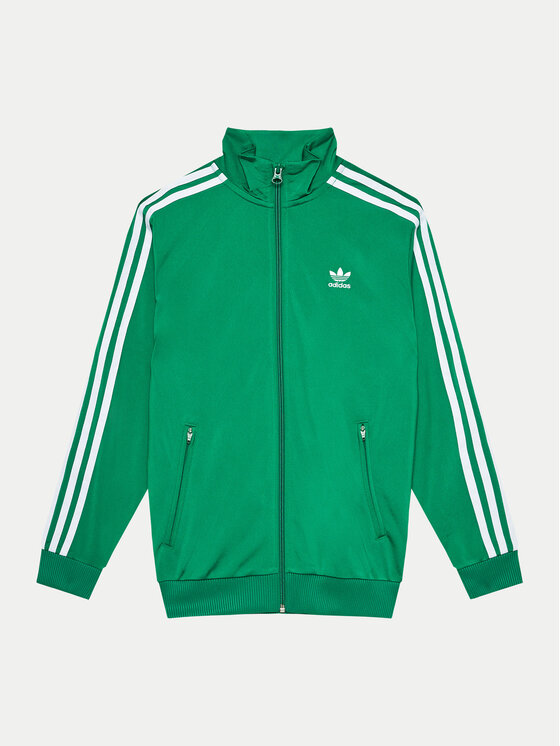 adidas Bluză Firebird IY9801 Verde Regular Fit