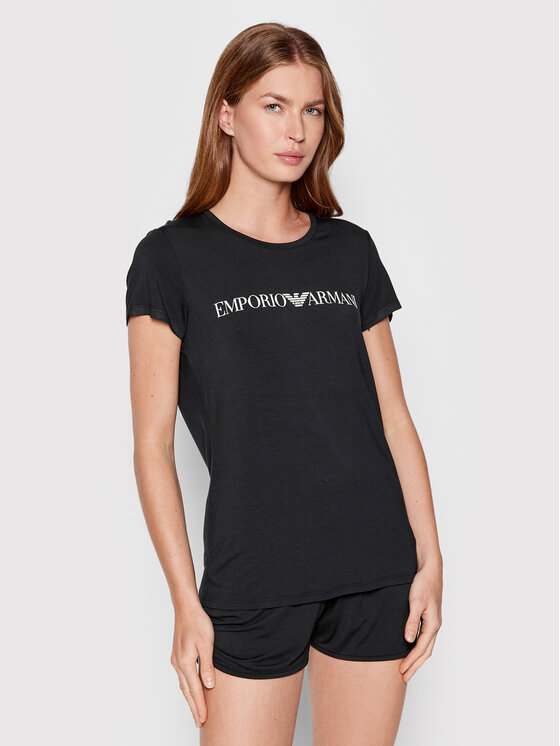 Emporio Armani Emporio Armani Tričko 262725 2R314 00020 Čierna Regular Fit