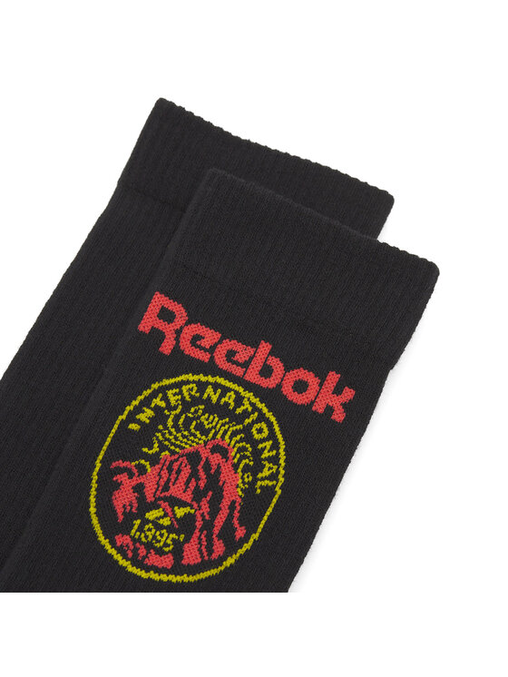 Reebok Reebok Dlhé ponožky CL Outdoor Sock HC4371 Čierna