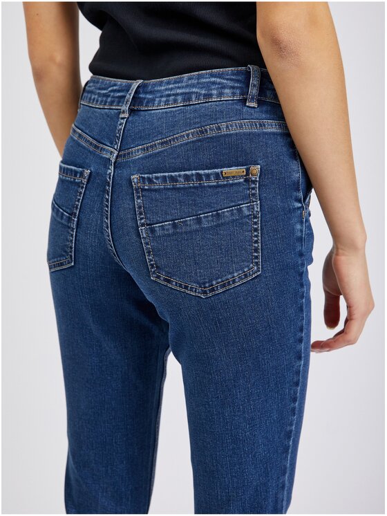 Orsay Orsay Jeansy 312176580000__36 Niebieski Straight Fit