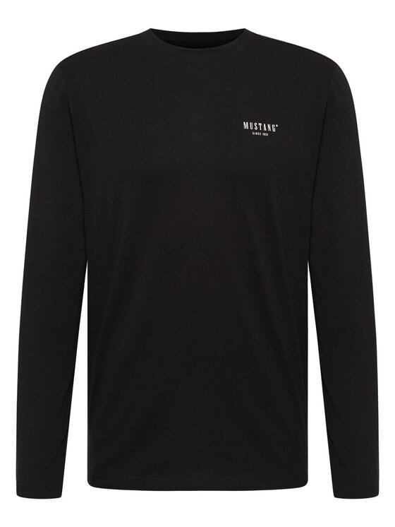 Mustang Mustang T-Shirt ASHEVILLE Czarny Regular Fit