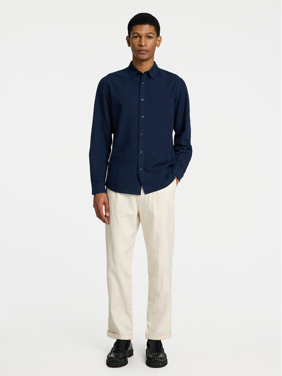 Selected Homme Selected Homme Košulja 16078867 Tamnoplava Slim Fit