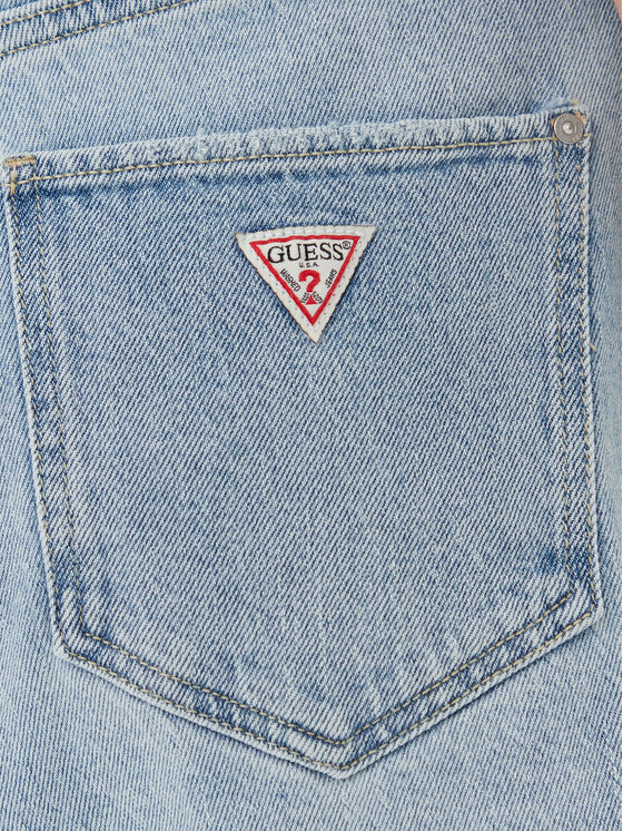 Guess Guess Szorty jeansowe W5GD1A D4K30 Niebieski Regular Fit