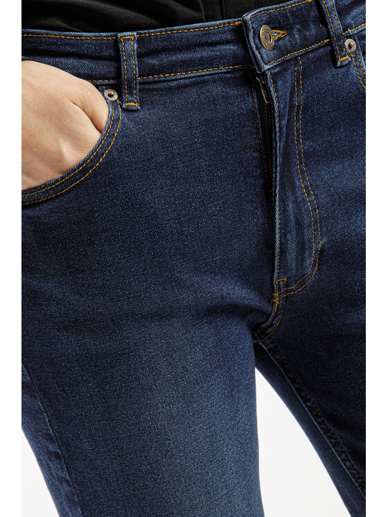 Cross Jeans Cross Jeans Jeansy P 476-053 Niebieski Straight Leg