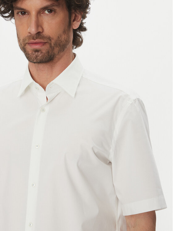 BOSS BOSS Marškiniai H-Joe 50539774 Balta Regular Fit