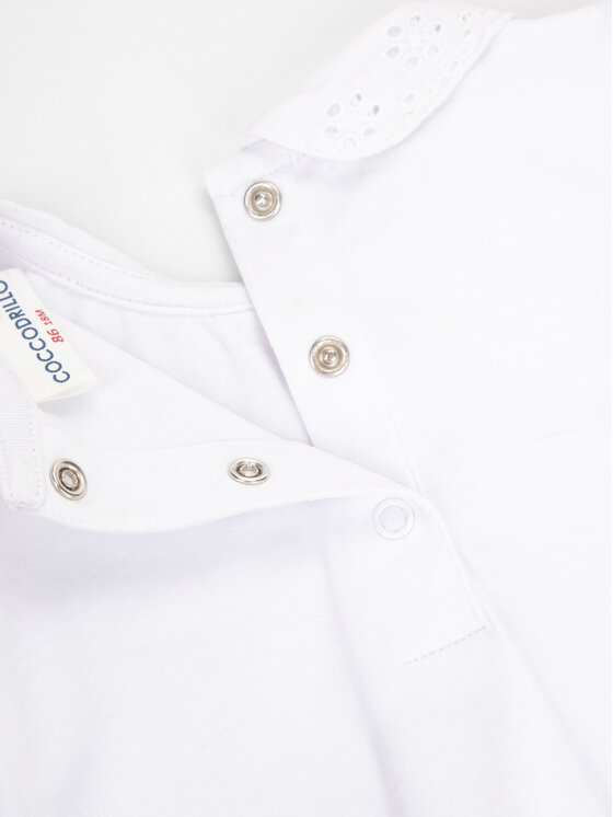 Coccodrillo Coccodrillo Детско боди WC3112103RPN Бял Regular Fit