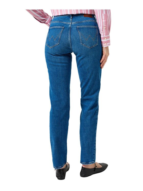 Wrangler Wrangler Jeansy 112355306 Niebieski Straight Fit