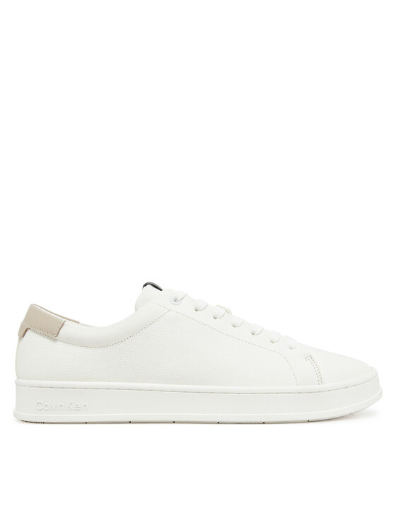 Sneakers Calvin Klein Low Top Lace Up Nu HM0HM01758 Alb