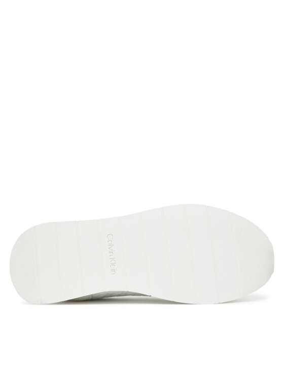 Calvin Klein Calvin Klein Sneakersy Low Prof Runn Laceup Mono HM0HM01896 Bílá