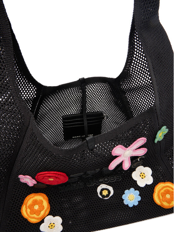 Marc Jacobs Marc Jacobs Táska The Daisy Crochet Sack 2P5HSH027H03 Fekete