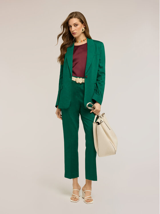 Motivi Motivi Giacca da abito Q060Q001077N035 Verde Regular Fit