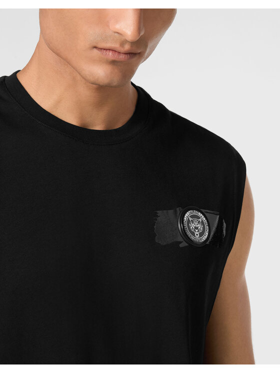 Plein Sport Plein Sport T-Shirt 10157 Czarny Regular Fit