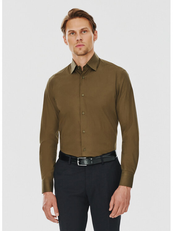 Pako Lorente Pako Lorente Koszula P24WF-1X-039 Zielony Slim Fit