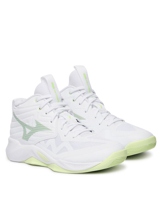 Mizuno Mizuno Saalijalatsid Wave Momentum Pro Mid V1GC2545 Valge