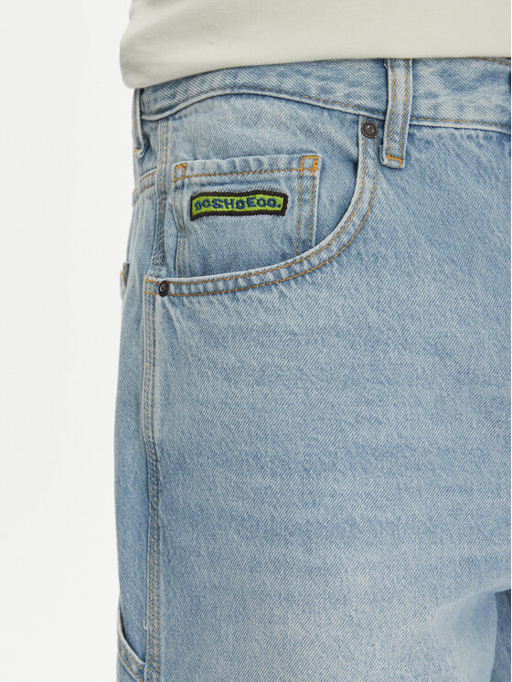 DC Shoes DC Shoes Jeansy Worker Baggy Carpenter Ril ADYDP03087 Světle modrá Regular Fit