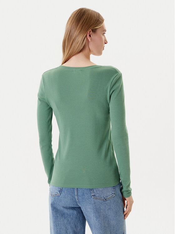 United Colors Of Benetton United Colors Of Benetton Majica 3GA2E4245 Zelena Regular Fit