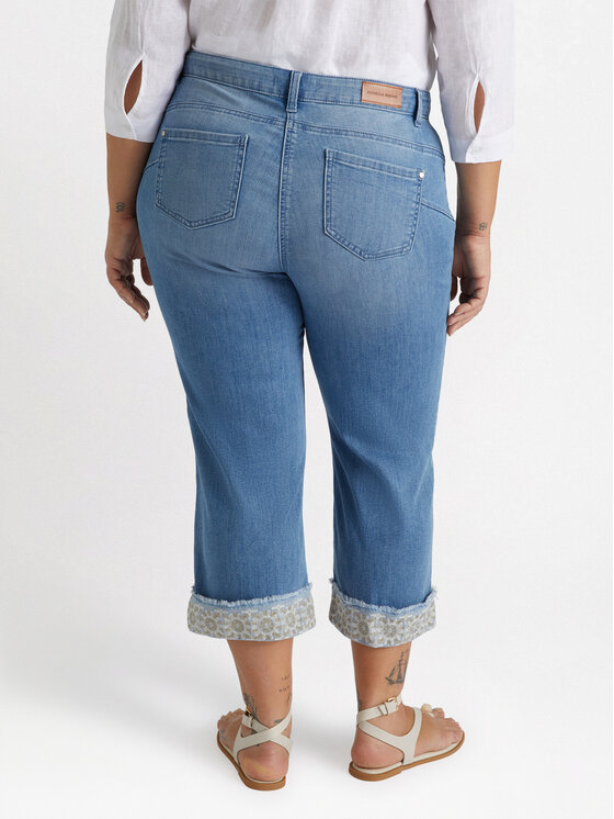 Fiorella Rubino Fiorella Rubino Jeansy P413T004987N004 Turkusowy Regular Fit
