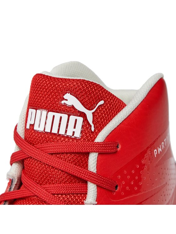 Puma Puma Sneakersy Scuderia Ferrari Carbon Cat Mid 307545 02 Czerwony