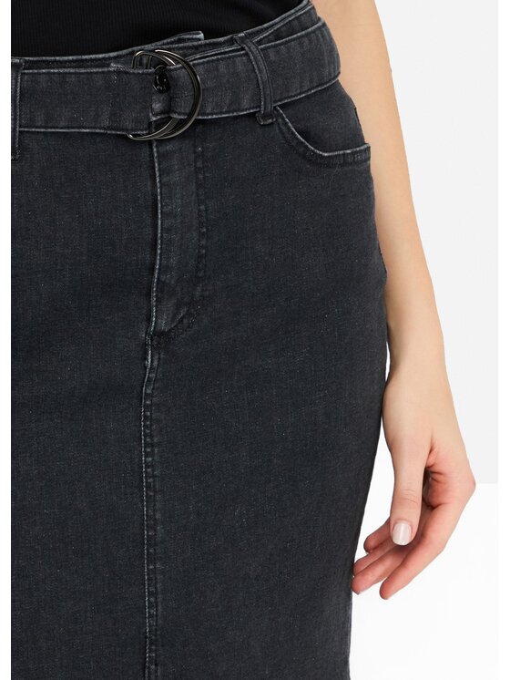 Liu Jo Liu Jo Gonna di jeans UF5094D464687470 Grigio Regular Fit