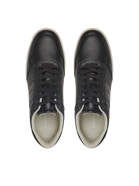 Calvin Klein Calvin Klein Sneakersy Low Top Lace Up Logo HM0HM01653 Czarny