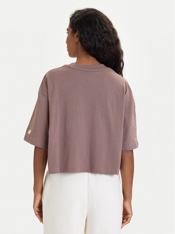 New Balance New Balance T-Shirt WT53904 Καφέ Regular Fit