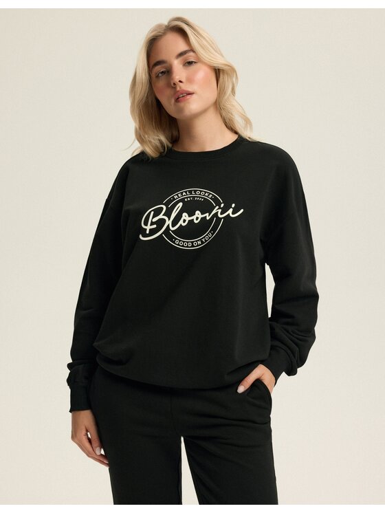 Esotiq Esotiq Bluza 43756 Czarny Regular Fit