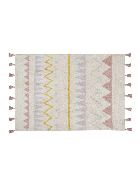 Lorena Canals Lorena Canals Dywan dziecięcy Dywan Bawełniany Azteca Natural Vintage Nude 120x160 cm Beżowy