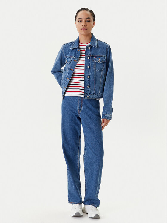 Tommy Jeans Tommy Jeans Farmer kabát Classic DW0DW21414 Kék Regular Fit