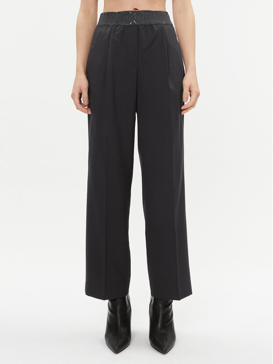 Peserico Peserico Hlače P04850 Tamnoplava Regular Fit