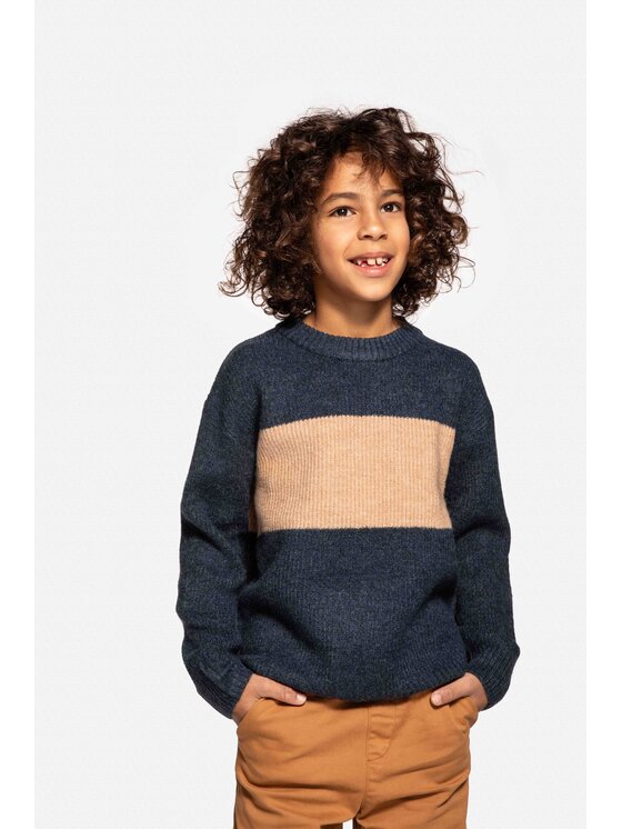 Coccodrillo Coccodrillo Sweter ZC3172101ATJ-015 Granatowy Regular Fit