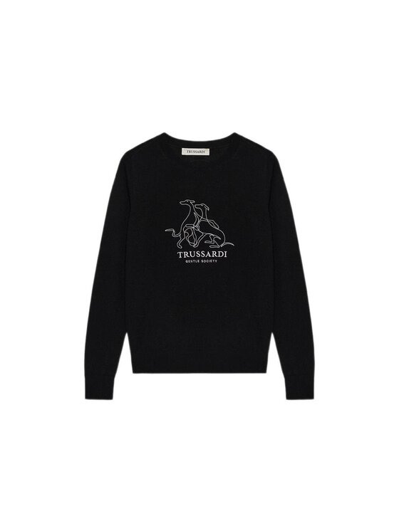 Trussardi Trussardi Cardigan M0126001158N033 Nero Regular Fit