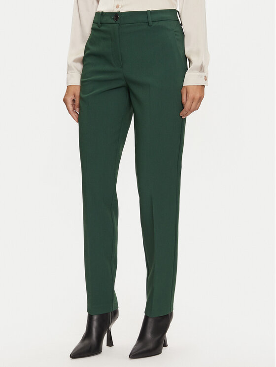 YAS Chino Bella 26033693 Zelena Regular Fit