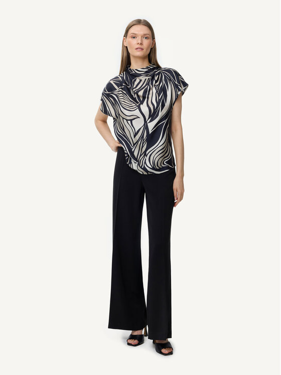 KMX Studio KMX Studio Bluzka 504560025 Czarny Straight Fit
