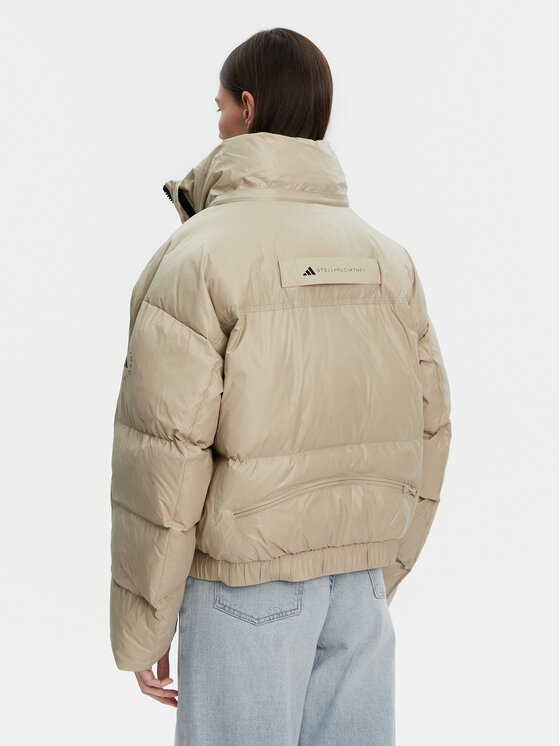 adidas by Stella McCartney adidas by Stella McCartney Μπουφάν χειμωνιάτικο Winter JI5198 Μπεζ Loose Fit