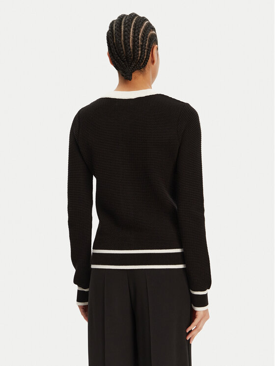 Morgan Morgan Cardigan 251-MBEYA Negru Regular Fit