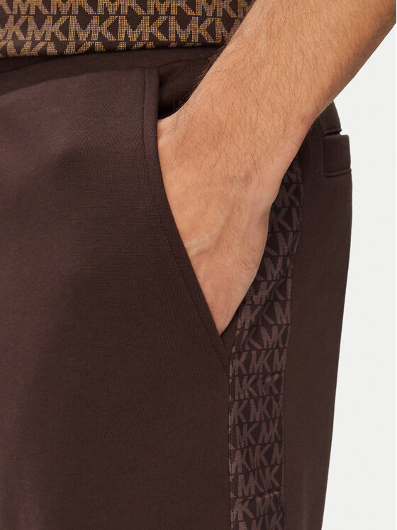 MICHAEL Michael Kors MICHAEL Michael Kors Παντελόνι φόρμας CF552Q65MF Σκούρο καφέ Regular Fit