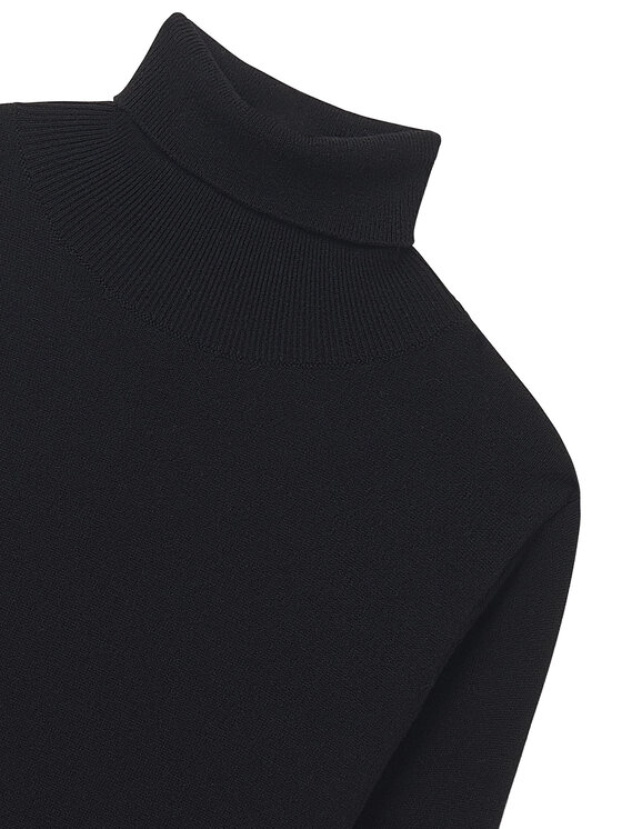 Mayoral Mayoral Rollkragenpullover 345 Schwarz Regular Fit