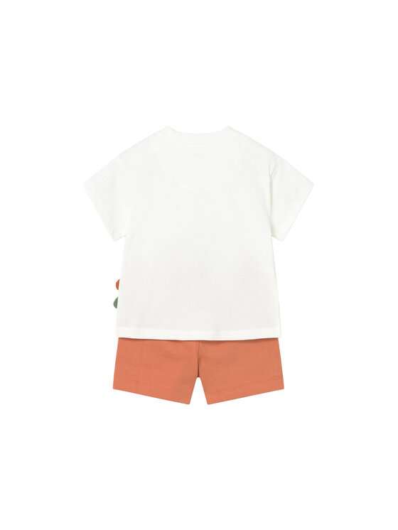 Mayoral Mayoral Set T-Shirt und Shorts 1668 Orange Regular Fit