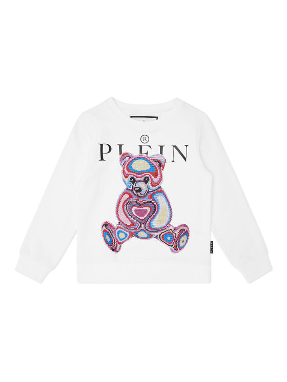 PHILIPP PLEIN PHILIPP PLEIN Bluza 27803 Biały Regular Fit